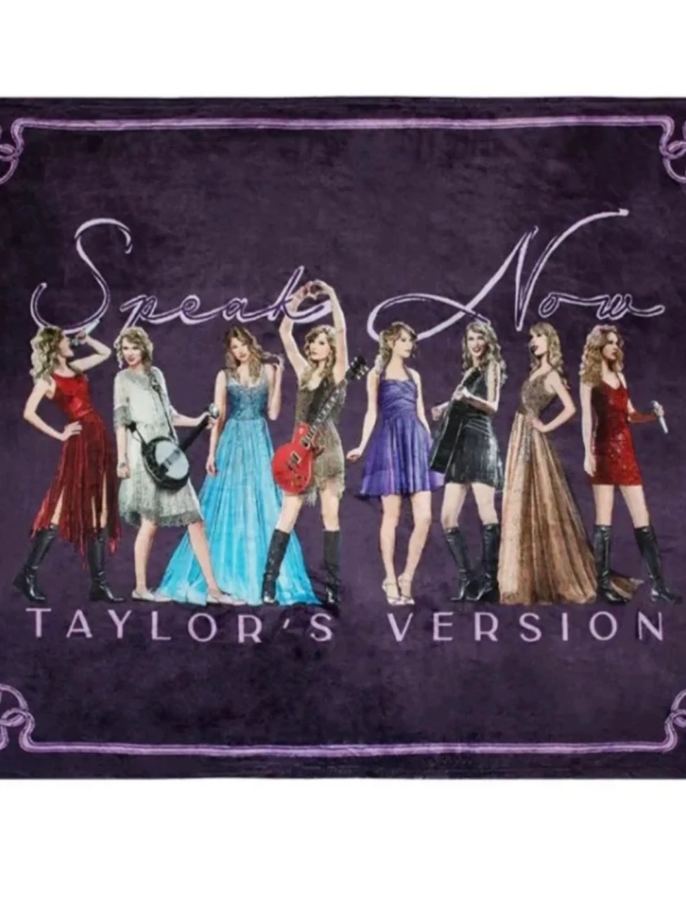 Taylor Swift Speak Now Taylor’s Version throw Blanket